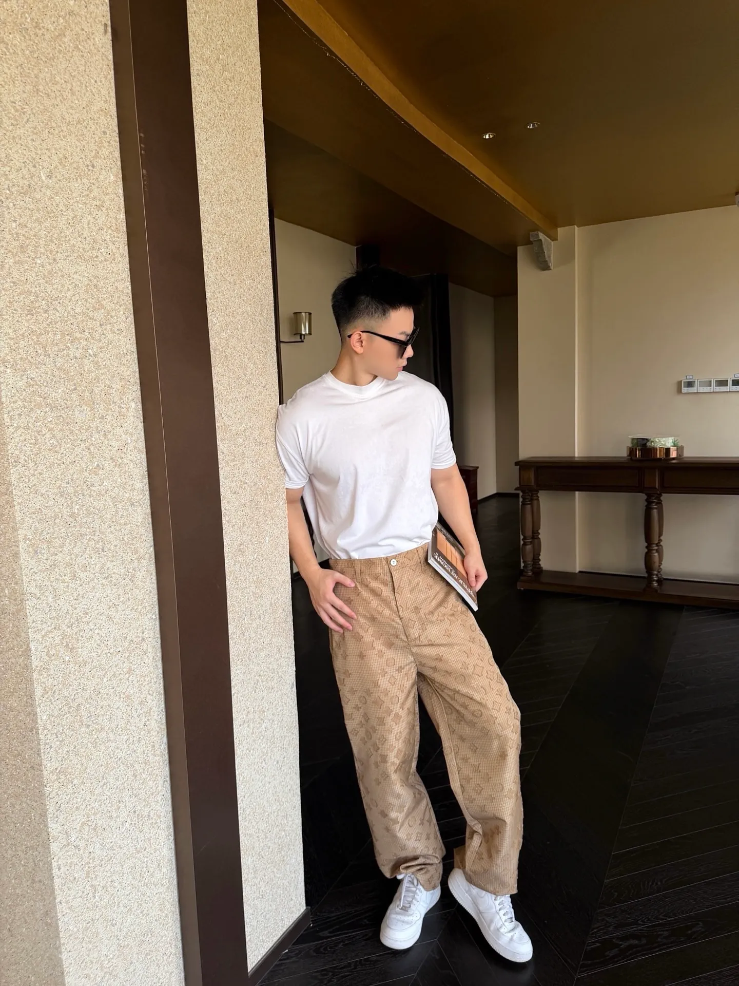 Louis Vuitton/Louis Vuitton presbyopia printed tear-resistant trousers